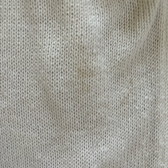 Cream Knit Cardigan with Button Accent - Picture 8 of 8